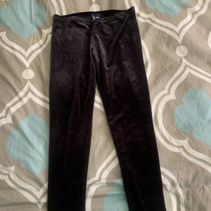 Black Velvet stretch pants, child xl, 14-16